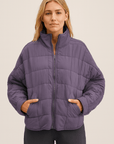 APRIL – LIGHTWEIGHT COMPACT ZIP PUFFER JACKET - Edith & Mae