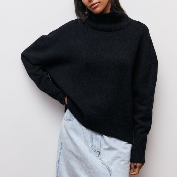 AVERY - HIGH NECK PULLOVER - Edith &amp; Mae