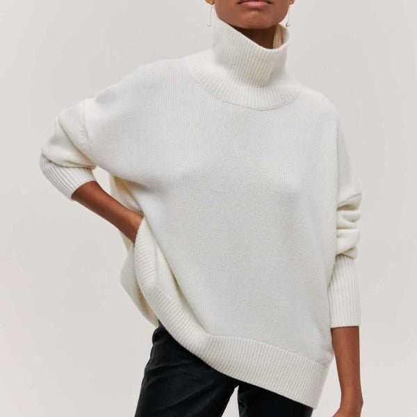 AVERY - HIGH NECK PULLOVER - Edith &amp; Mae