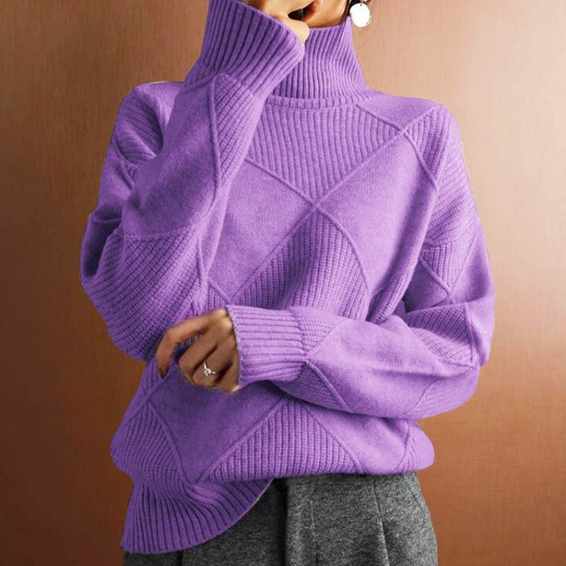 CELESTIA | ELEGANT TURTLENECK SWEATER - Edith &amp; Mae