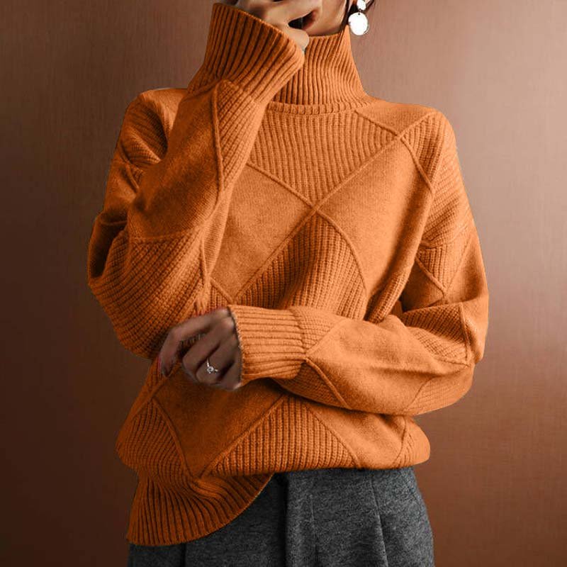 CELESTIA | ELEGANT TURTLENECK SWEATER - Edith &amp; Mae