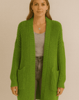 CELINE - COZY LONGLINE CARDIGAN - Edith & Mae