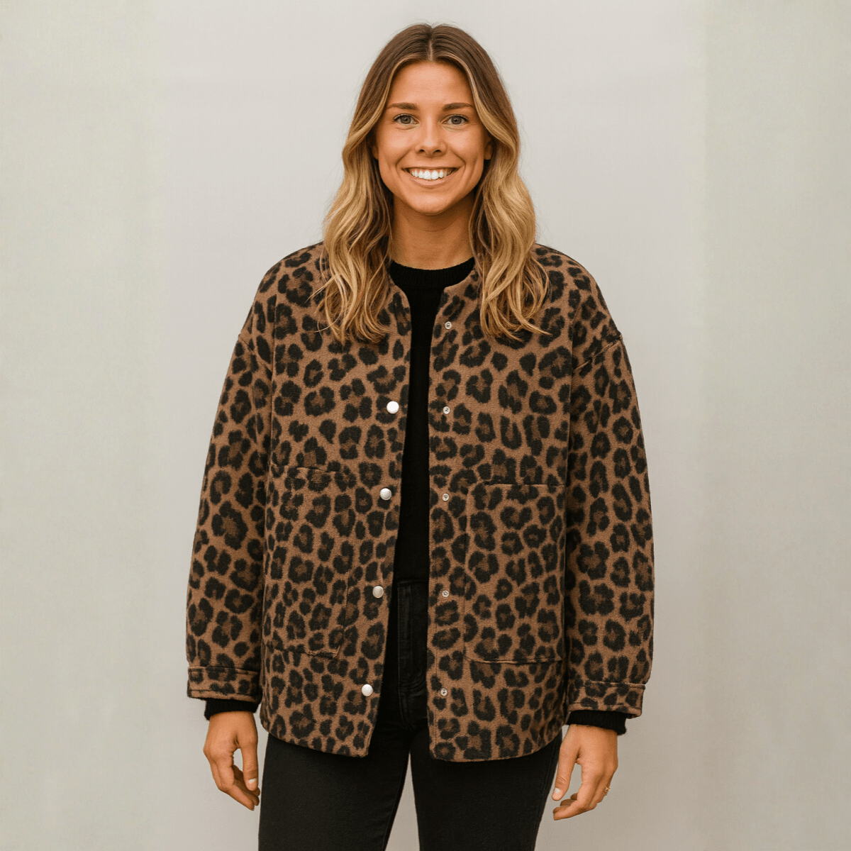 CHARLENE | LEOPARD JACKET - Edith & Mae