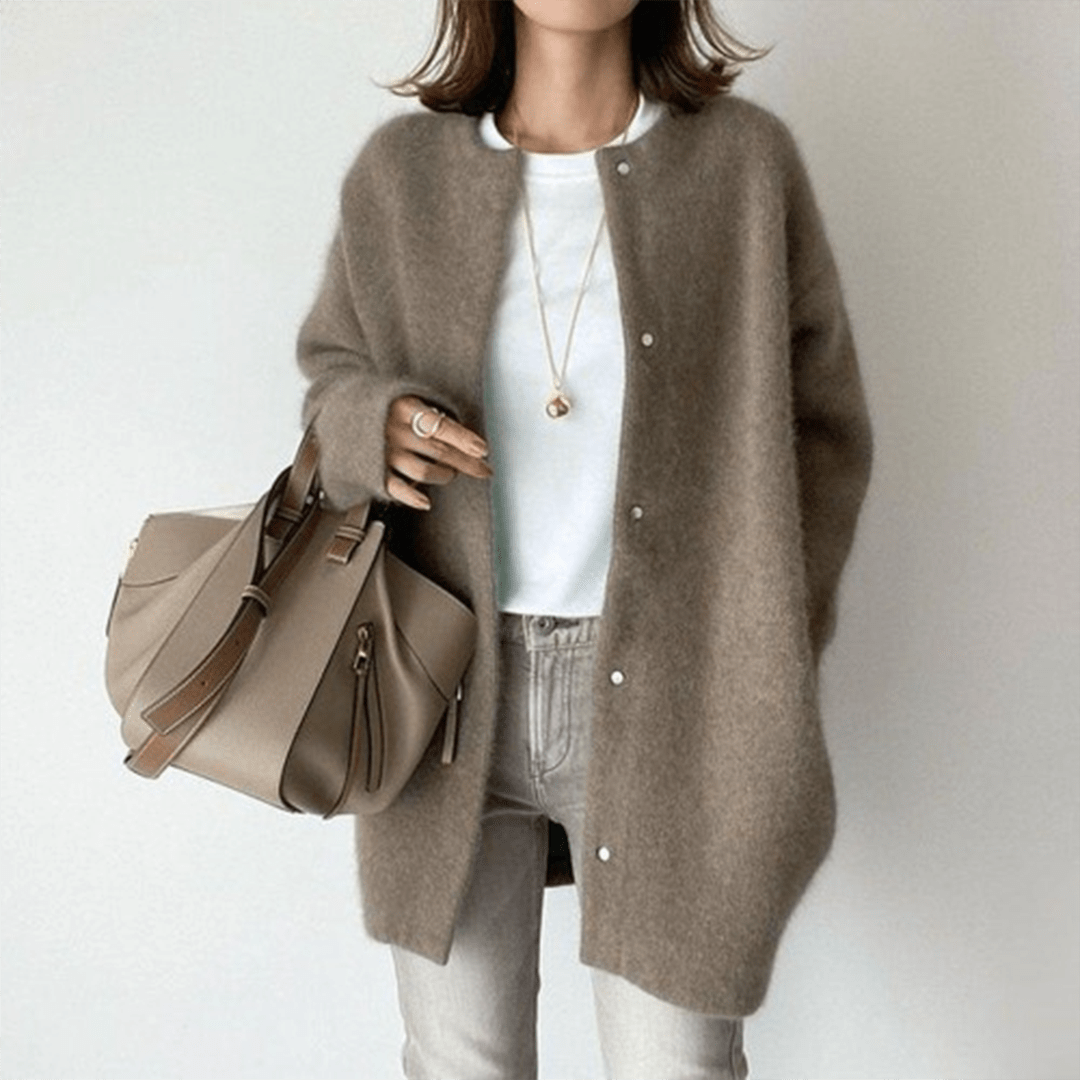 CHLOE - ELEGANT CASHMERE CARDIGAN - Edith &amp; Mae