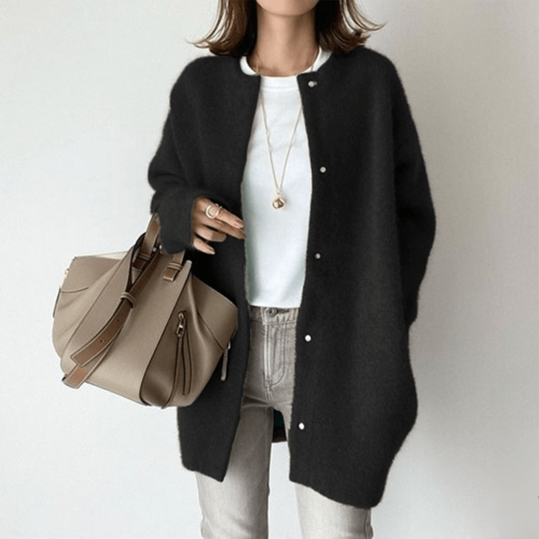 CHLOE - ELEGANT CASHMERE CARDIGAN - Edith & Mae