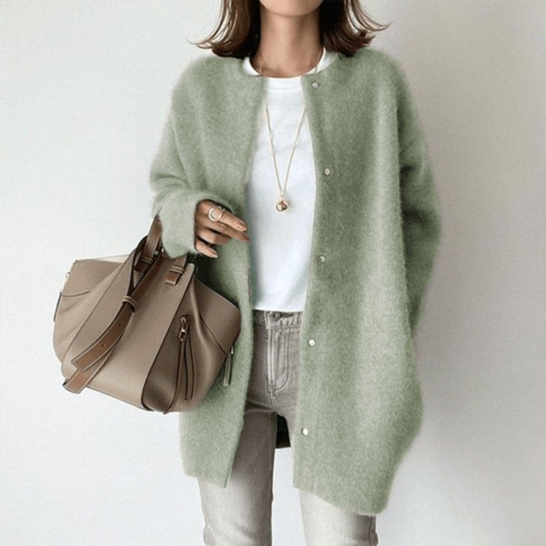 CHLOE - ELEGANT CASHMERE CARDIGAN - Edith &amp; Mae