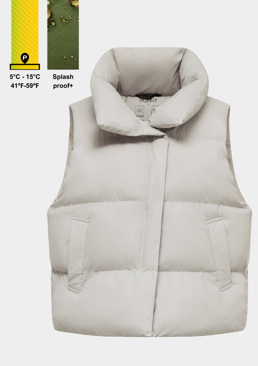 CLARA | WINTER WARMER PUFFER GILET VEST - Edith &amp; Mae