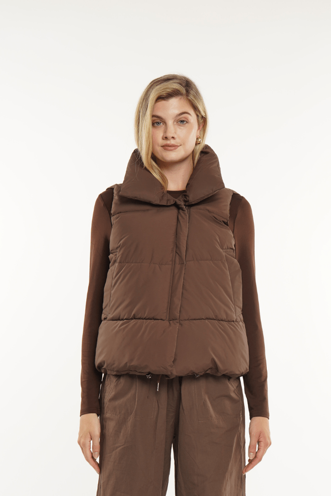 CLARA | WINTER WARMER PUFFER GILET VEST - Edith &amp; Mae