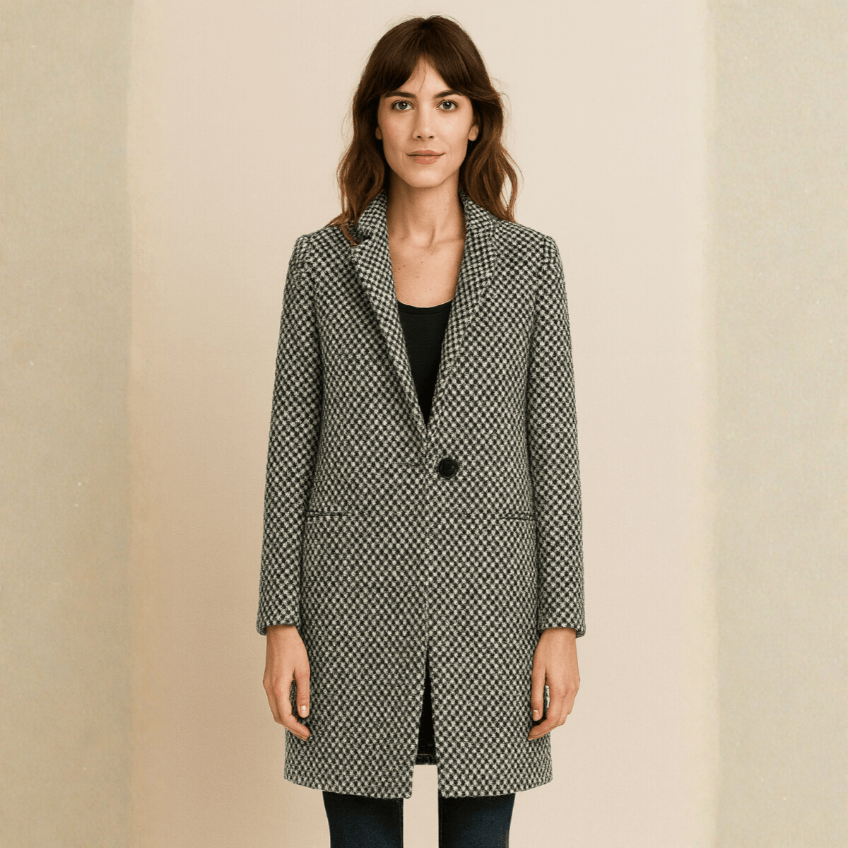 CLAUDIA - STYLISH WOOL COAT FOR AUTUMN AND WINTER - Edith & Mae