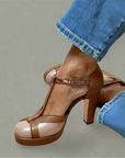 CRISELMARA - ELEGANT AND COMFORTABLE HEELED ORTHOPEDIC SANDALS - Edith & Mae