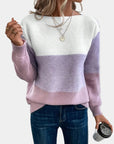 CYRALINE - STYLISH OMBRE KNIT SWEATER - Edith & Mae