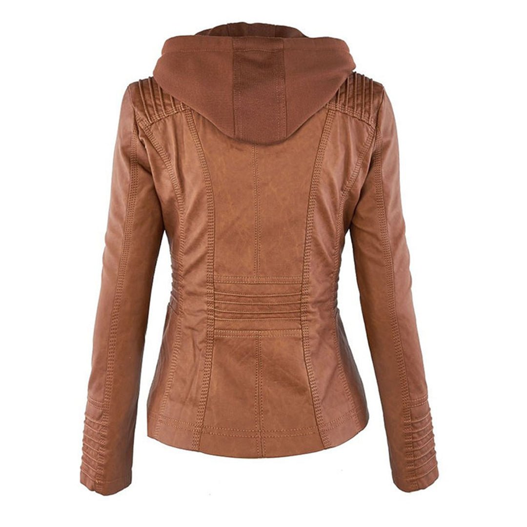 DUPONT | ELEGANT LEATHER JACKET - Edith & Mae