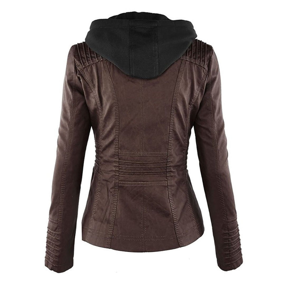 DUPONT | ELEGANT LEATHER JACKET - Edith &amp; Mae