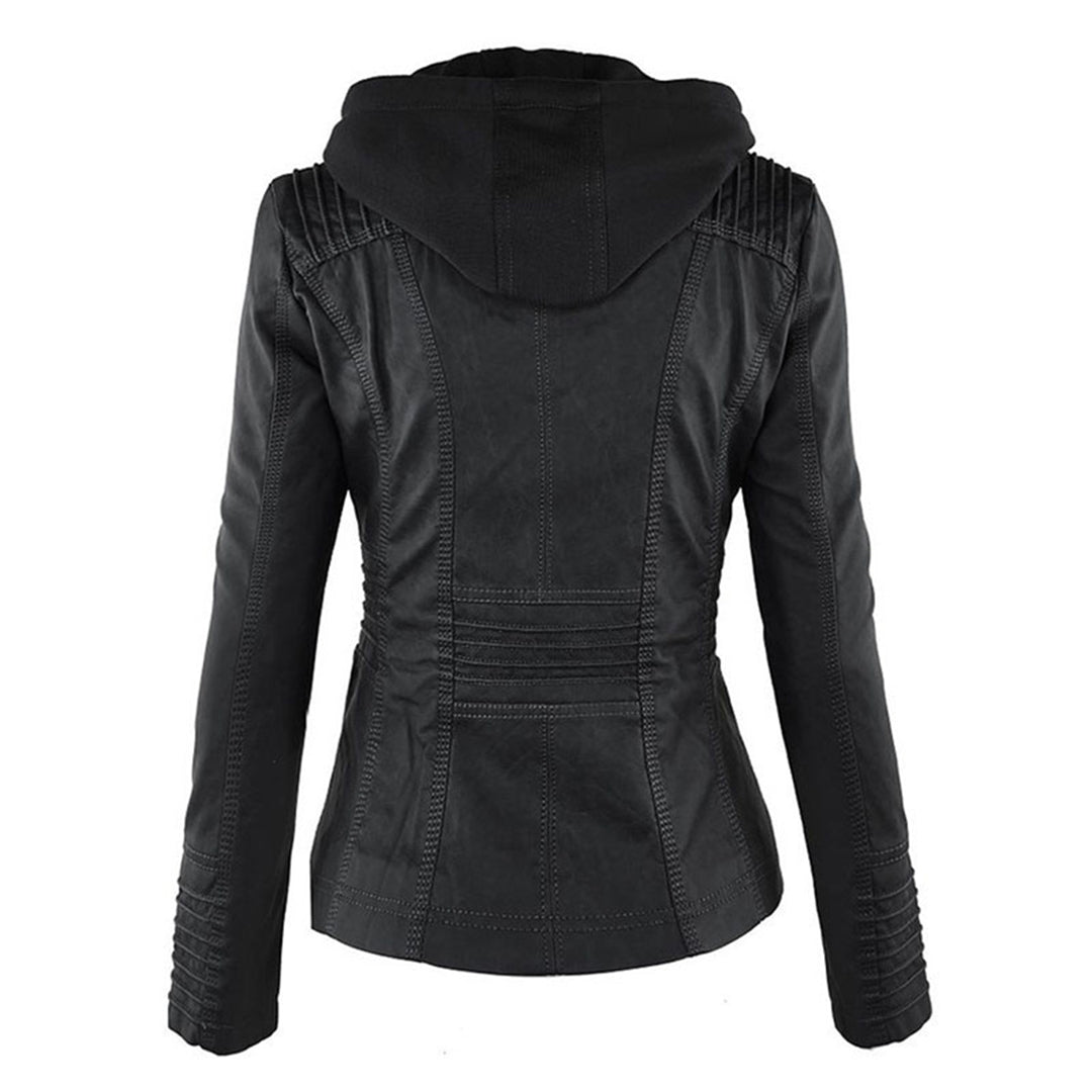 DUPONT | ELEGANT LEATHER JACKET - Edith &amp; Mae