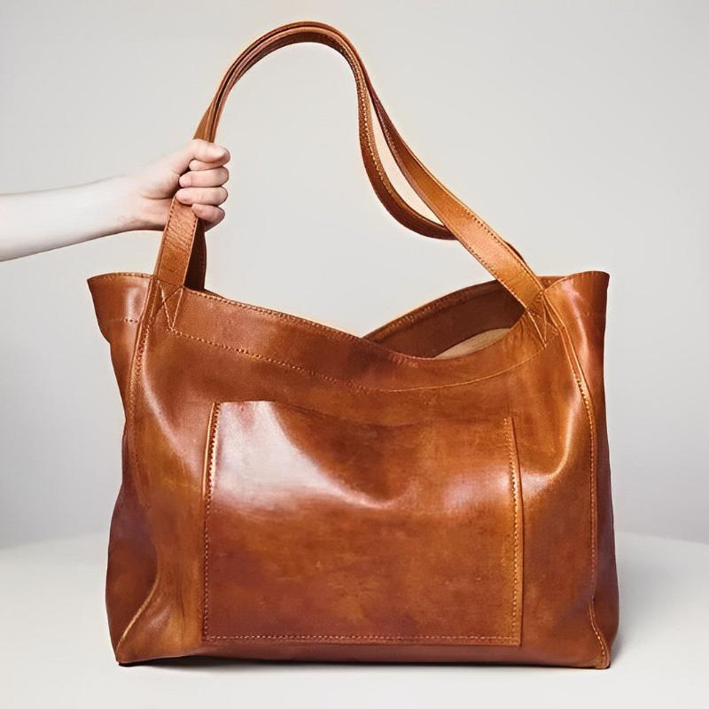 ELARA - VINTAGE LEATHER BAG - Edith & Mae