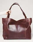 ELARA - VINTAGE LEATHER BAG - Edith & Mae