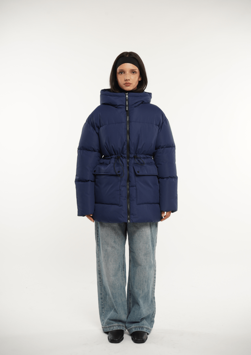 EVA | HOODED PUFFER JACKET SPLASHPROOF - Edith &amp; Mae