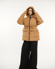 EVA | HOODED PUFFER JACKET SPLASHPROOF - Edith & Mae