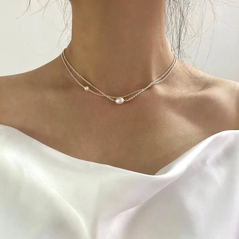 FRESHWATER PEARL NECKLACE - Edith & Mae
