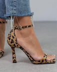 GIULIA - HIGH HEEL ORTHOPEDIC SANDALS WITH ANIMAL PRINT - Edith & Mae