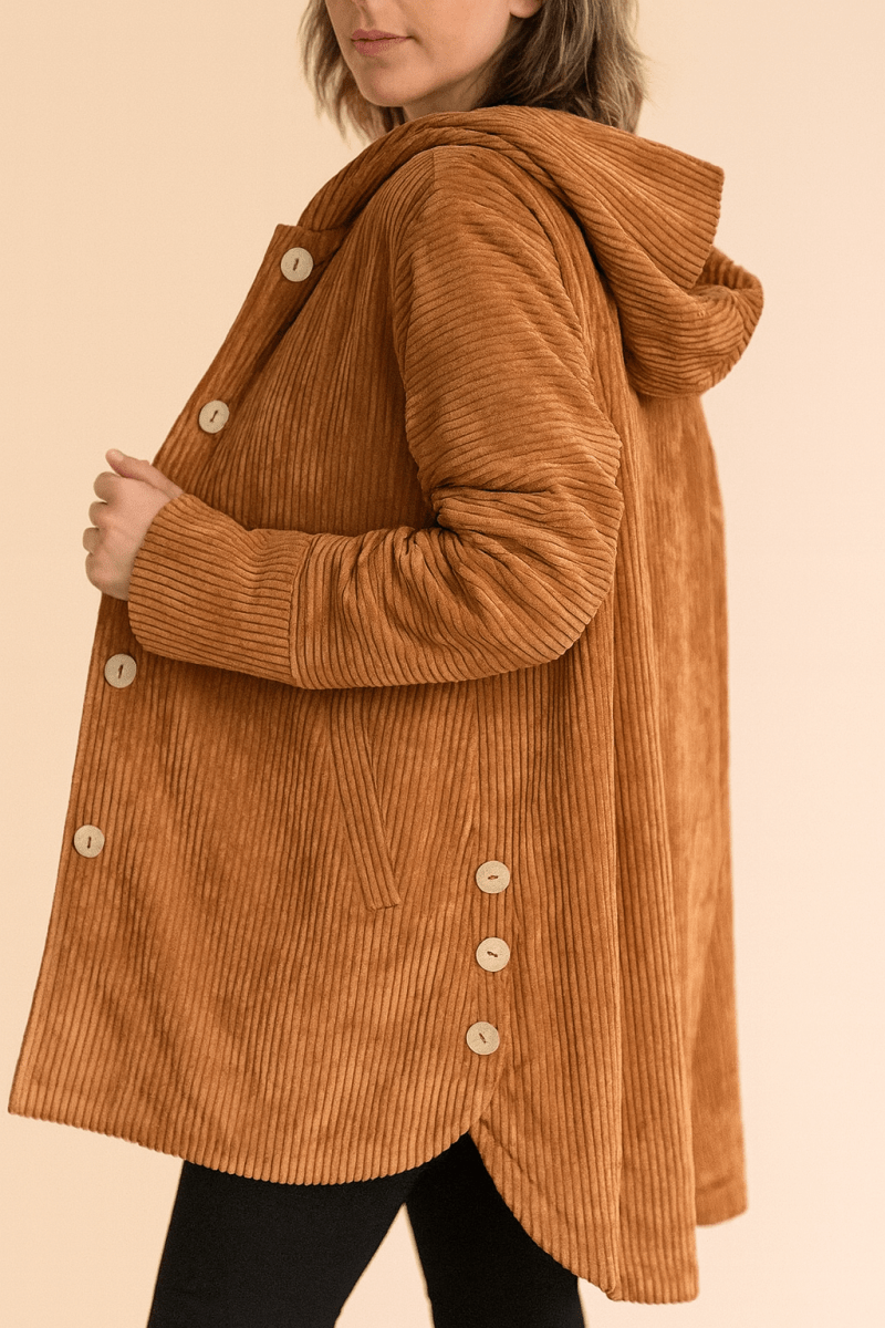 INDIE - CORDUROY HOODED JACKET - Edith &amp; Mae