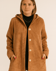 INDIE - CORDUROY HOODED JACKET - Edith & Mae