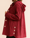 INDIE - CORDUROY HOODED JACKET - Edith & Mae