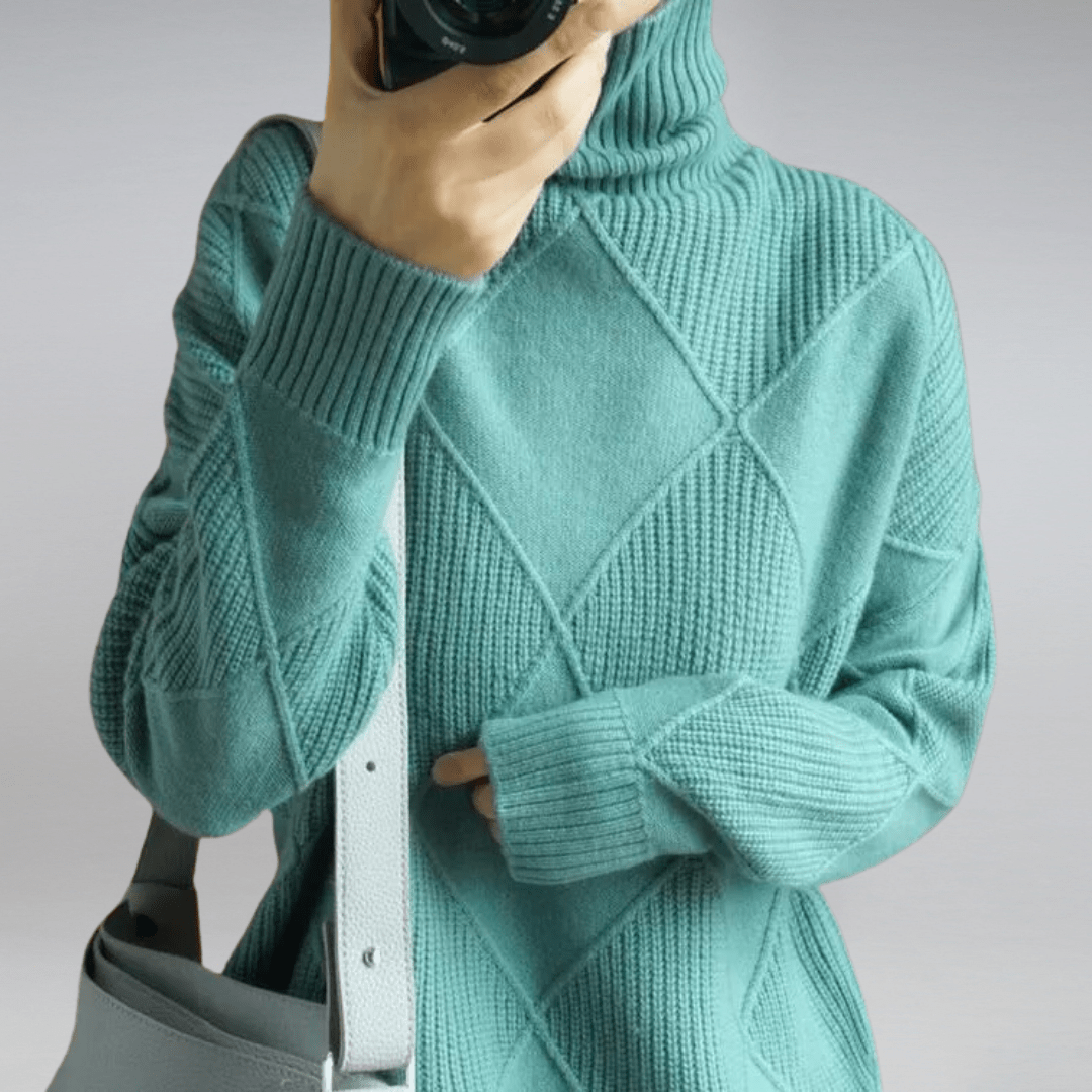 ISABELLE – TURTLENECK SWEATER FOR EVERYDAY ELEGANCE - Edith &amp; Mae