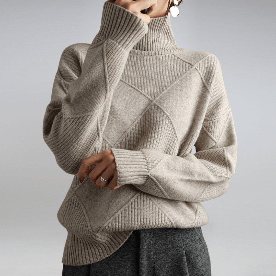 ISABELLE – TURTLENECK SWEATER FOR EVERYDAY ELEGANCE - Edith & Mae