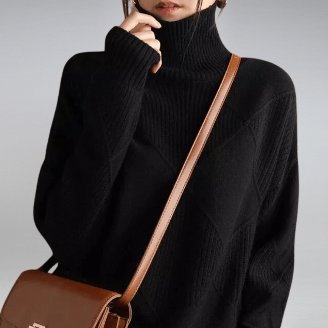 ISABELLE – TURTLENECK SWEATER FOR EVERYDAY ELEGANCE - Edith & Mae