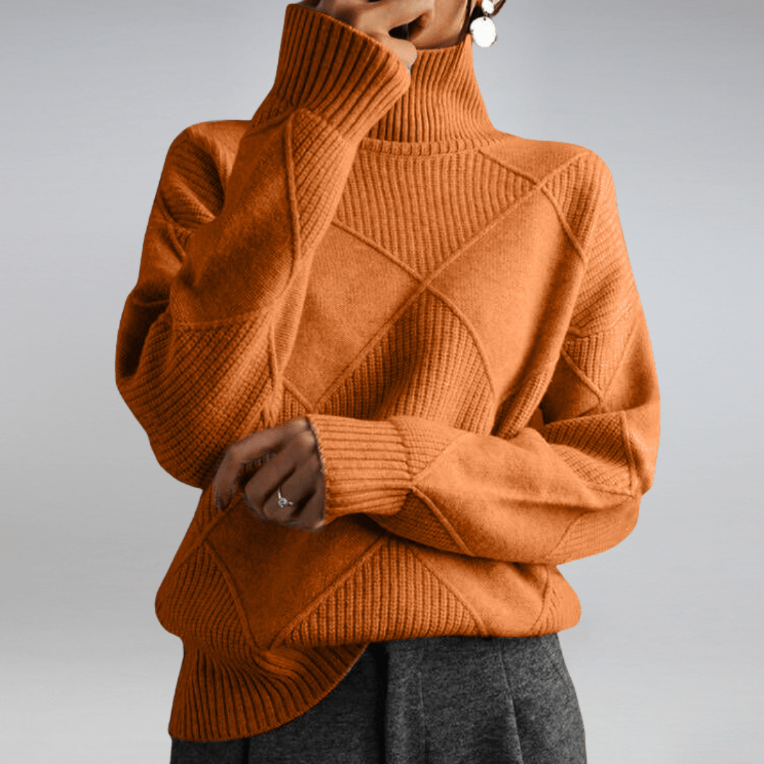 ISABELLE – TURTLENECK SWEATER FOR EVERYDAY ELEGANCE - Edith &amp; Mae
