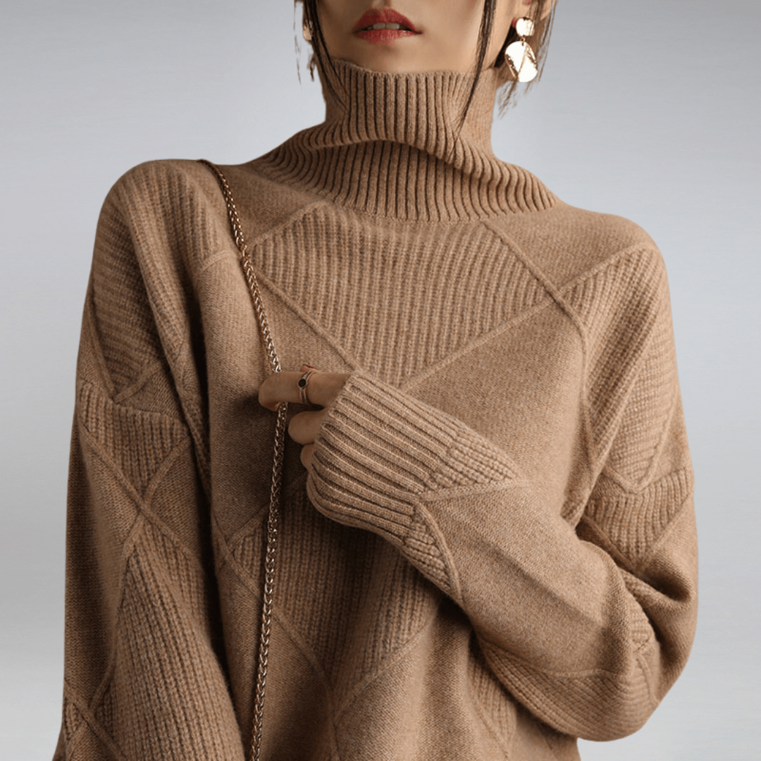 ISABELLE – TURTLENECK SWEATER FOR EVERYDAY ELEGANCE - Edith & Mae