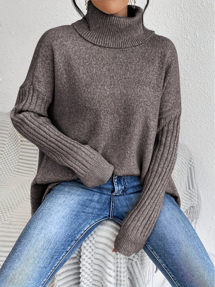 ISLA | COZY TURTLENECK SWEATER - Edith &amp; Mae