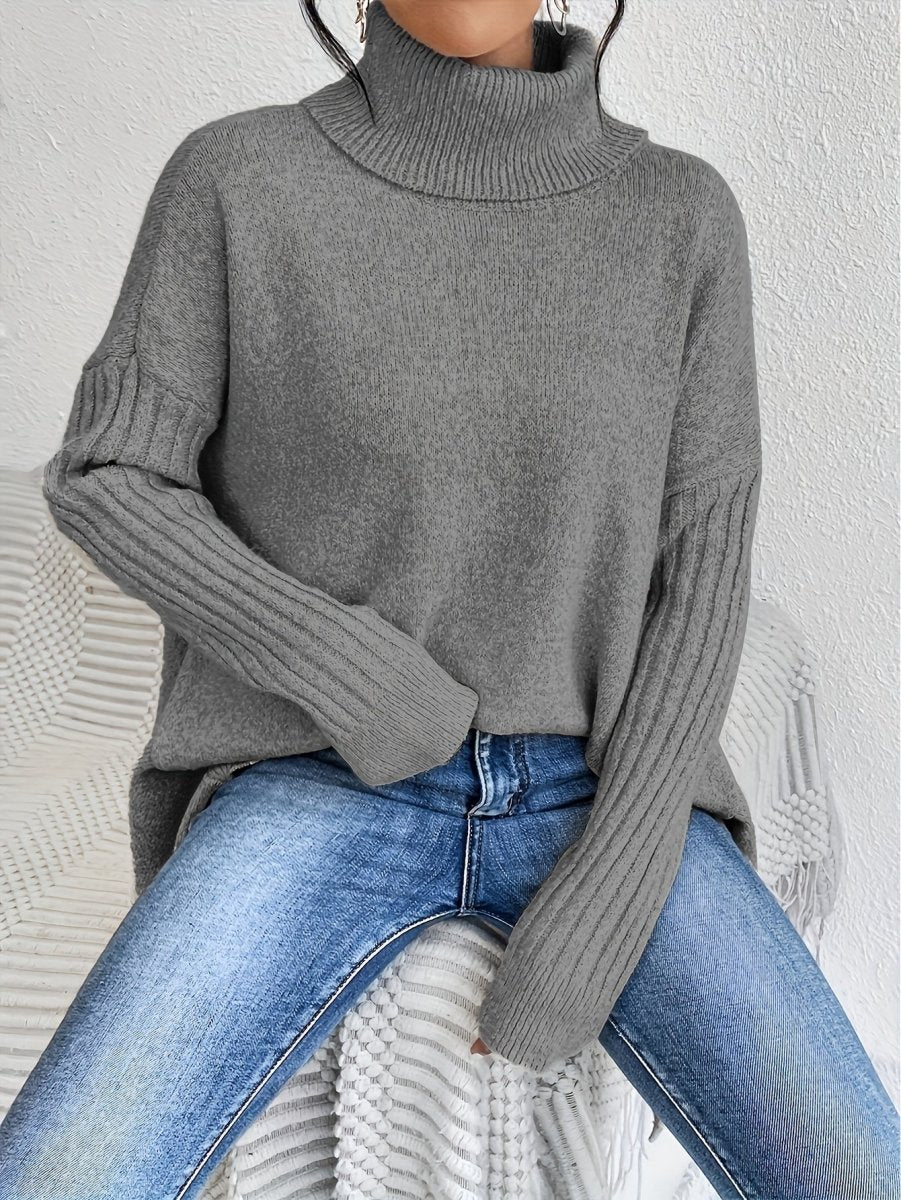 ISLA | COZY TURTLENECK SWEATER - Edith &amp; Mae