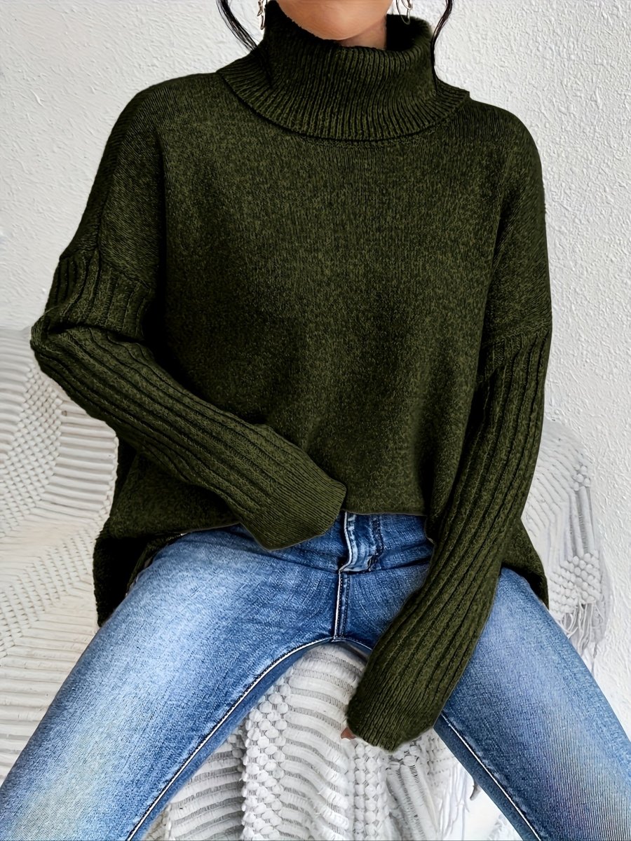 ISLA | COZY TURTLENECK SWEATER - Edith &amp; Mae