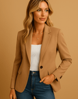 LENA | TAILORED STRETCH BLAZER - Edith & Mae