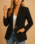 LENA | TAILORED STRETCH BLAZER - Edith & Mae