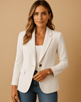 LENA | TAILORED STRETCH BLAZER - Edith & Mae