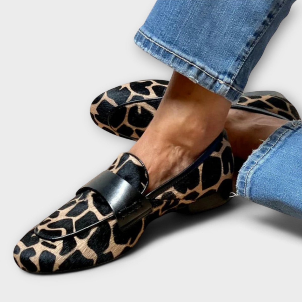 LEOPARD - SUEDE LOAFER - Edith & Mae