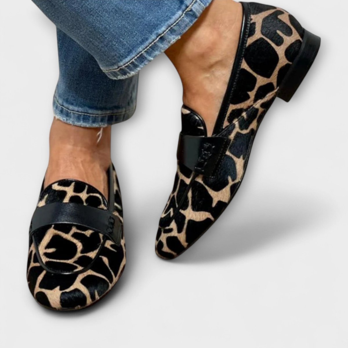 LEOPARD - SUEDE LOAFER - Edith & Mae