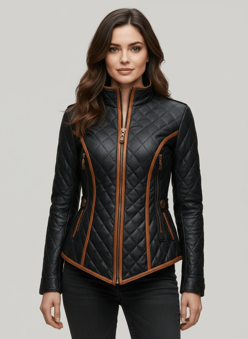 LILLIAN | QUILTED PADDED JACKET - Edith & Mae