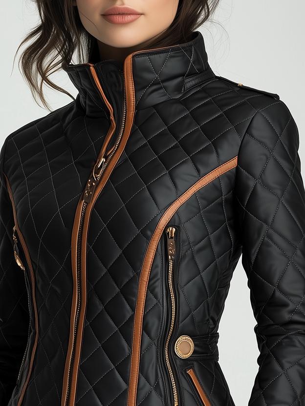 LILLIAN | QUILTED PADDED JACKET - Edith & Mae