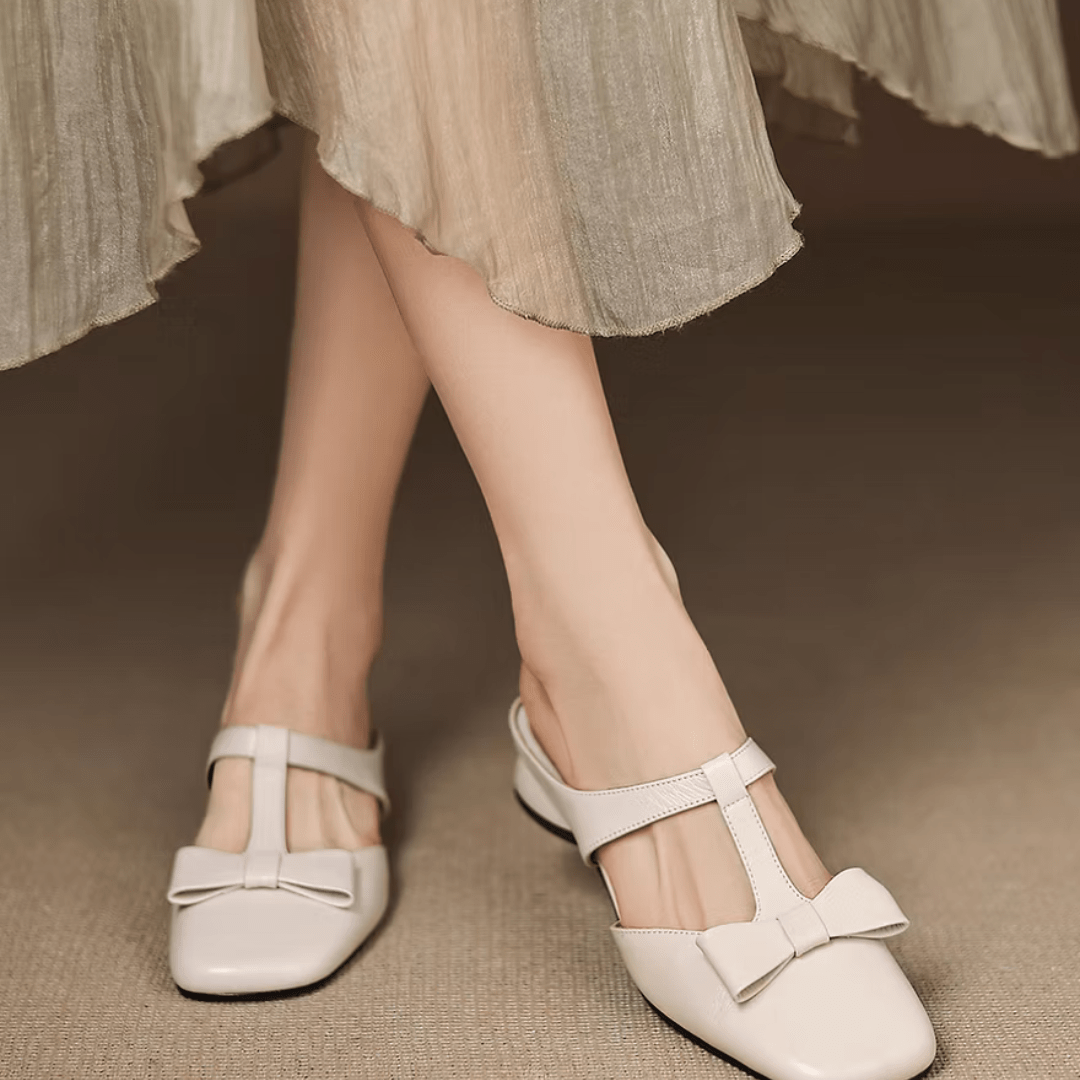 LINA - SQUARE TOE SLIPPERS - Edith & Mae