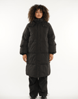 LUNA | HOODED LONG PUFFER JACKET - Edith & Mae