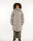 LUNA | HOODED LONG PUFFER JACKET - Edith & Mae