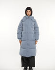 LUNA | HOODED LONG PUFFER JACKET - Edith & Mae