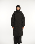 LUNA | HOODED LONG PUFFER JACKET - Edith & Mae
