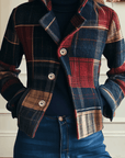 NATALIE | CLASSIC PLAID WOOL JACKET - Edith & Mae