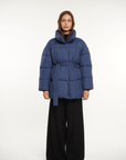 NOVA | MID LENGTH BELTED PUFFER JACKET - Edith & Mae