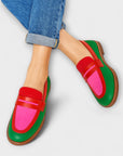 NYLA – COLOR BLOCK LOAFERS IN CASUAL STYLE - Edith & Mae